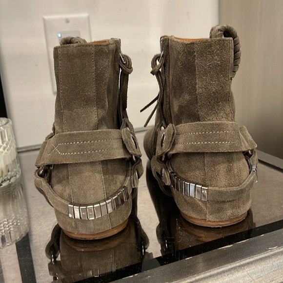 Isabel marant suede, flat booties - Picture 3 of 7